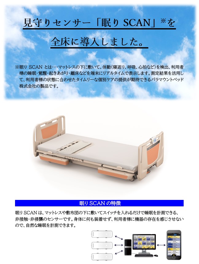 税込◇PARAMOUNT BED◇眠りSCAN NN-1310 見守り支援システム 通電確認